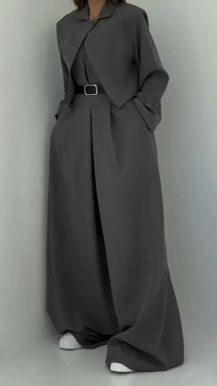 Savnmote™ | Ensemble Femme Bustier + Veste – Elegant & Trendy Stil