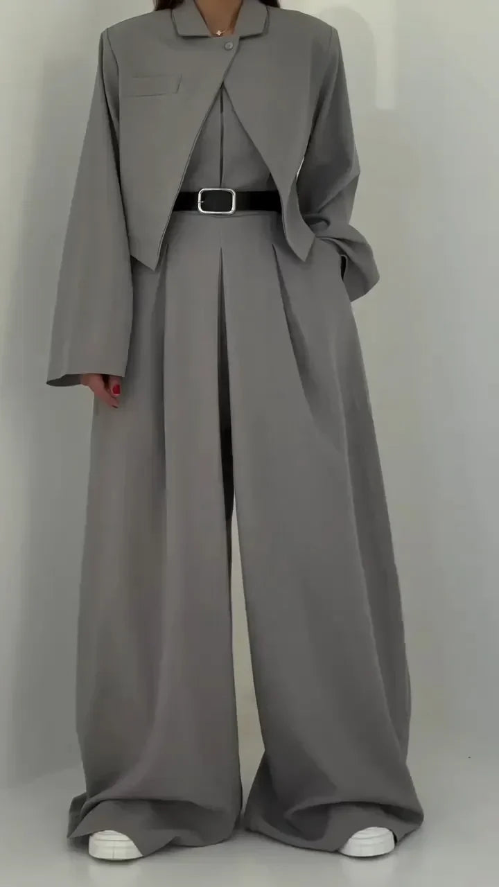 Savnmote™ | Ensemble Femme Bustier + Veste – Elegant & Trendy Stil