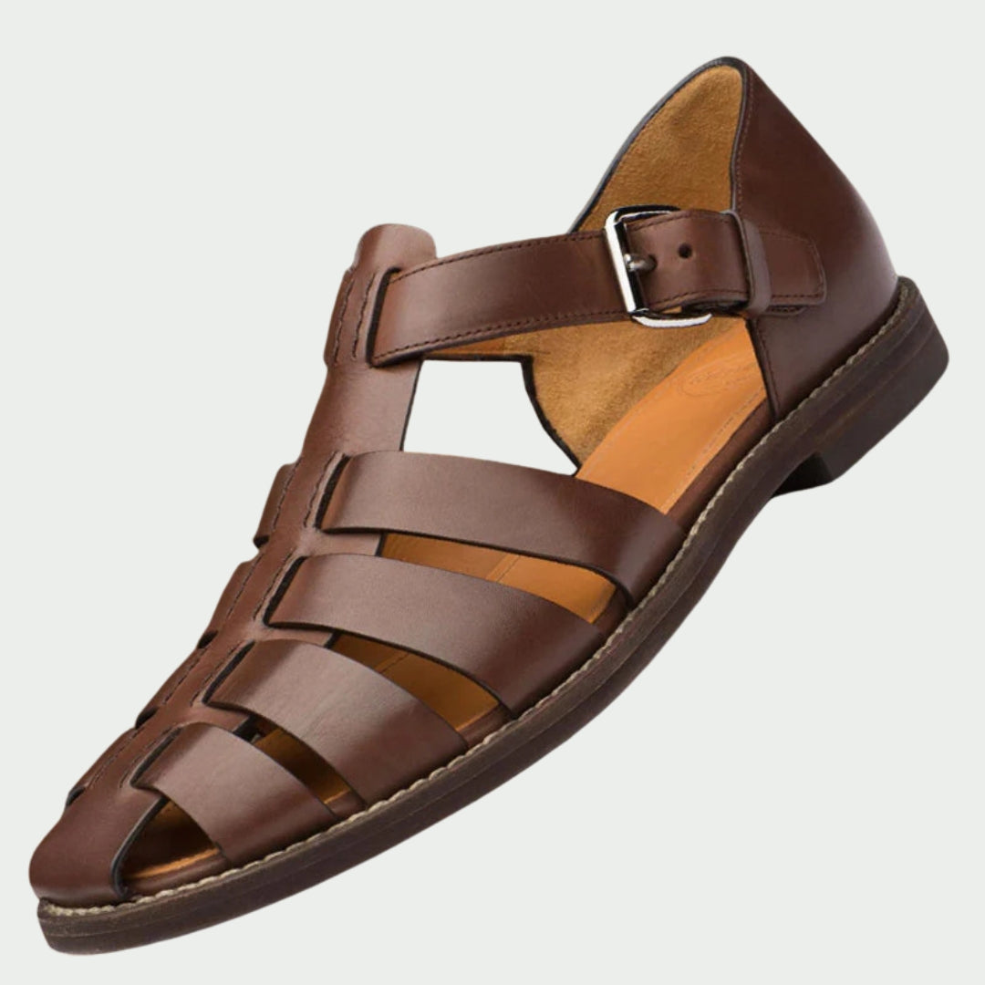 Savnmote™ | Premium kunstlær sandaler for menn