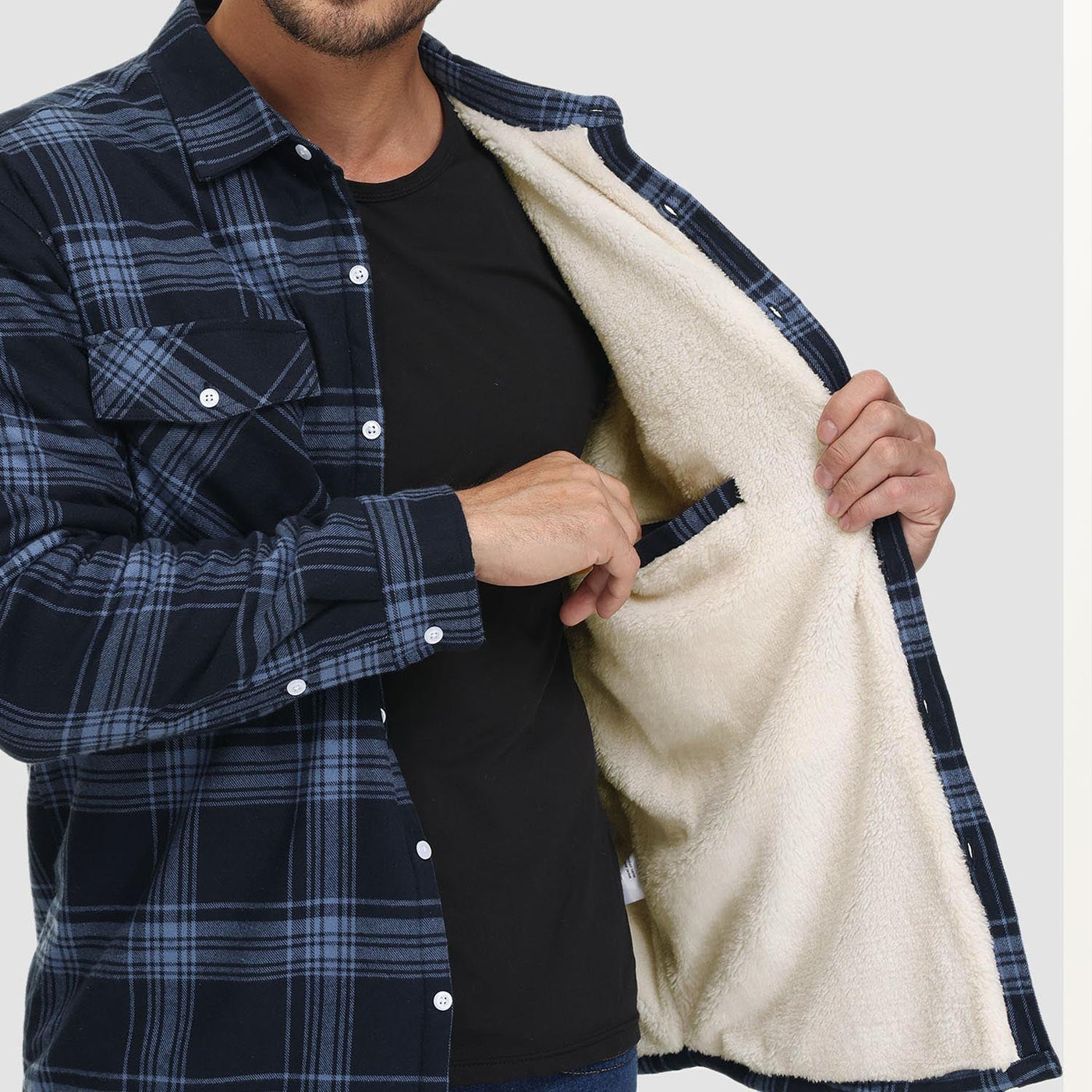 Savnmote™ | Fleece Shirt Jacket