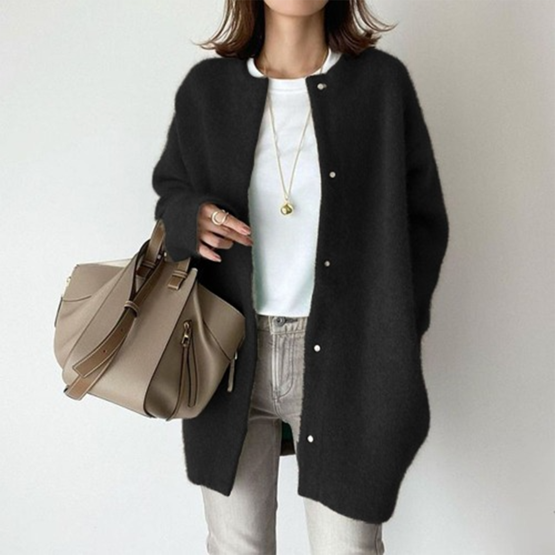 Savnmote™ | Elegant Cardigan med Klassisk Design