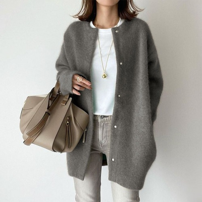 Savnmote™ | Elegant Cardigan med Klassisk Design