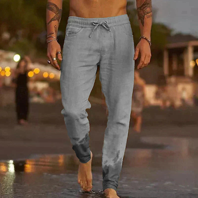 Savnmote™ | Linnen strandbukse
