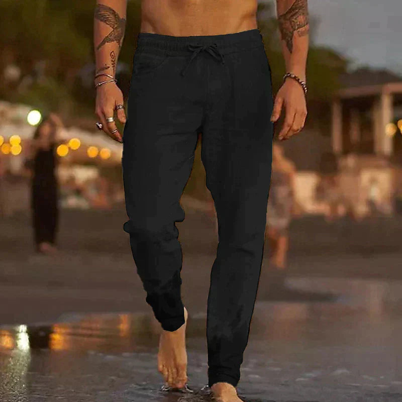 Savnmote™ | Linnen strandbukse