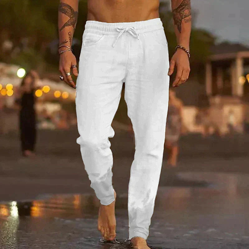 Savnmote™ | Linnen strandbukse