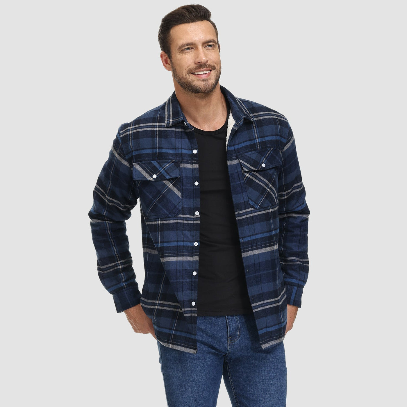 Savnmote™ | Fleece Shirt Jacket