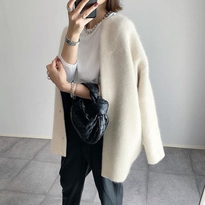 Savnmote™ | Elegant Cardigan med Klassisk Design