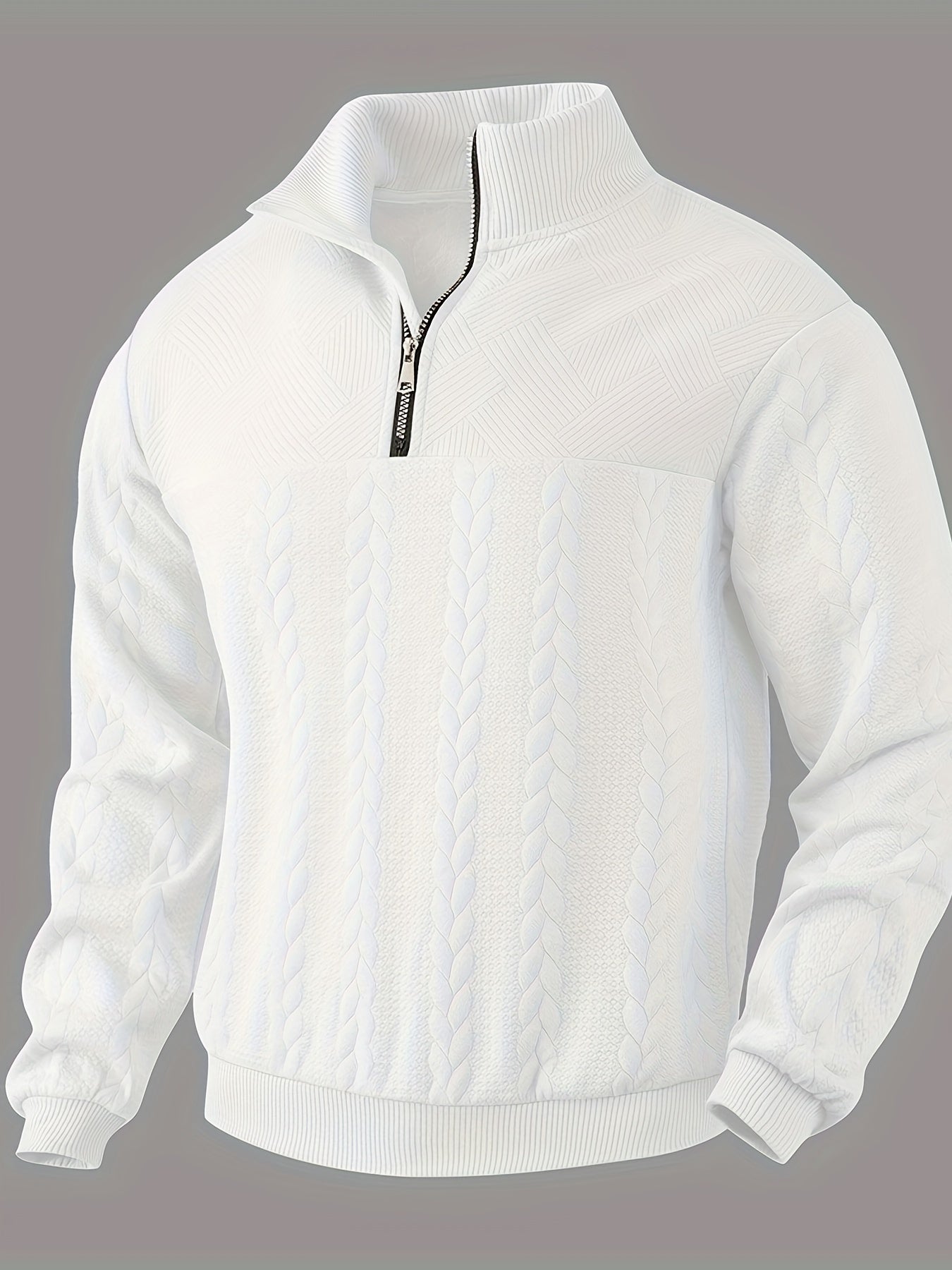 Savnmote™ | Vintage Herregenser med Glidelås