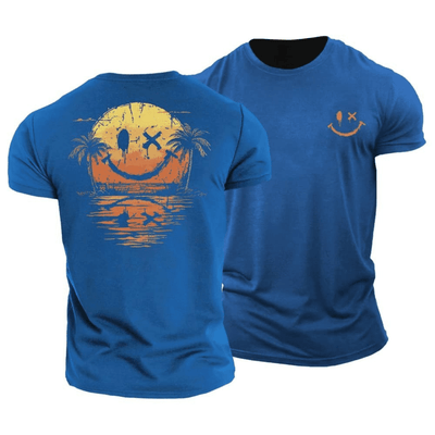 Savnmote™ | Sommerlig Smiley Sea T-skjorte