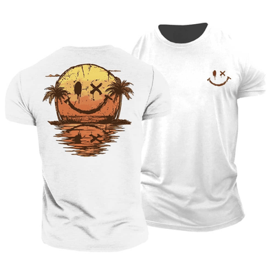 Savnmote™ | Sommerlig Smiley Sea T-skjorte