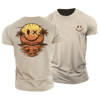 Savnmote™ | Sommerlig Smiley Sea T-skjorte